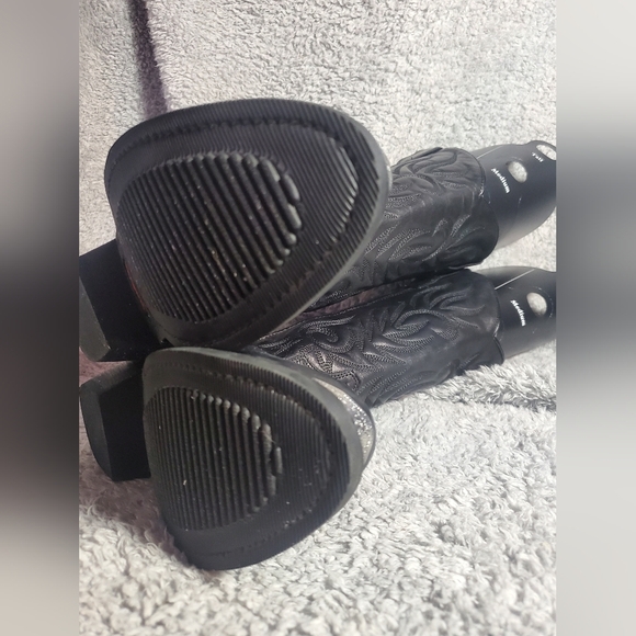 Laredo Mens Mccomb Round Toe Casual Boots Mid Calf - Black - Size 9 D - Picture 11 of 16